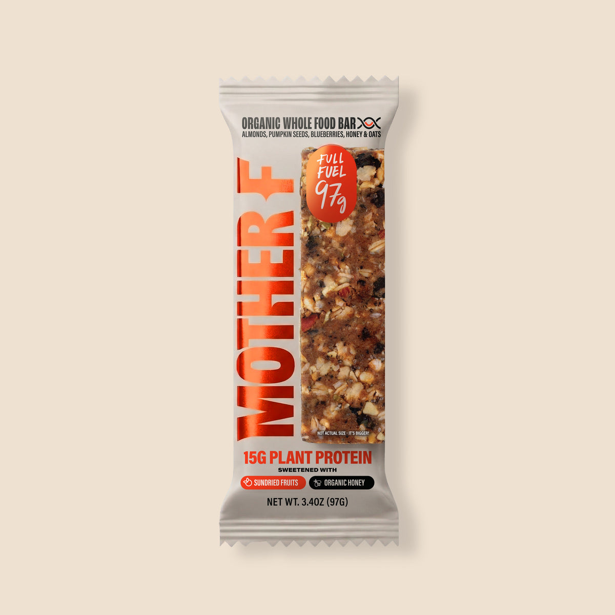 Mother F 97g Whole Food Bar | The Healthful Hippo
